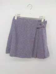 ◇ CECIL McBEE セシルマクビー ミニ 台形 スカート サイズS パープル レディース P  【1301190015027】