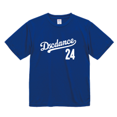 DSC2024 ドライTシャツ（半袖）ブルー S/M/L/XL