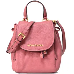 マイケルコース バッグ MICHAEL KORS ペブル レザー 2way 斜めがけ ミニショルダー ハンド バッグ ローズ 35F8GRLX5L