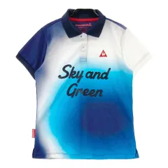 サイズ：M LE COQ GOLF ルコックゴルフ  半袖ポロシャツ  ネイビー系 [240101425229] ゴルフウェア レディース ストスト