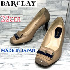 BARCLAY】ドライビングシューズ 金 スクエアトゥ 神戸 レザー 24 