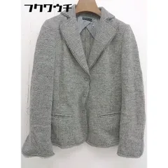 ◇ STILE BENETTON スティーレ ベネトン シングル 長袖 テーラード ジャケット サイズ40 グレー系 レディース  【1109220014251】のサムネイル
