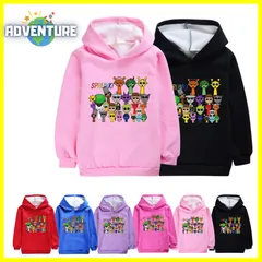 sprunki スプランキー スプランキ 長袖 あったか裏起毛パーカー 厚手トップス 110 120 130 140 150 160 黒 ブラック 男の子 音楽ゲーム 服 キッズ 子供 sp6