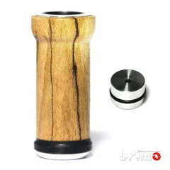 brimo リール ウッド製ハンドルノブ Sanctus iBAR350 メイプルスポルテッド + ハンドルノブキャップ Colsのサムネイル
