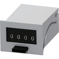 ライン精機 電磁カウンター(リセットツキ)4桁 MCF-4X AC200V カウンタ