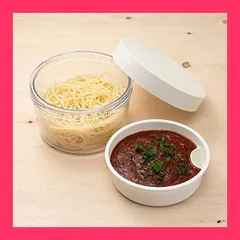 【スタッフおすすめ！】三好製作所 GEL-COOL ヌードルランチ 保冷剤一体型 ラウンド ミルクホワイト 0101-0233