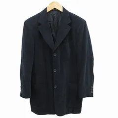 セリーヌ CELINE ヴィンテージ テーラードジャケット ブレザー ベルベット ノーベント 46 XL 紺 ネイビー ■GY09 /SS 0725のサムネイル
