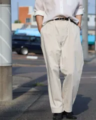 1990s Polo by Ralph Lauren wide-straight classic chino pants écru 90年代 ラルフローレン ワイドストレート クラシック チノパン ポロチノ PHILIP PANT W36 エクリュカラー 白系