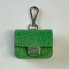 FENDI フェンディ Baguette Charm チャーム グリーン size:F【中目黒A07】
