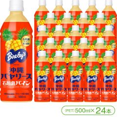「沖縄バヤリース」石垣島パイン（PET500ml×24本）