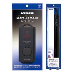 『 ニッソー シーパレックス Ｖ-６００ デジタル 』と『 ニッソー プロテクトヒーター Ｒ-５００Ｗ (ヒーターカバー付) サーモスタット 接続用 』のセット