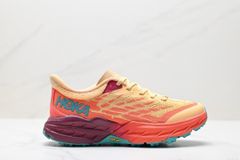ホカオネオネHOKA M SPEEDGOAT 5 陸上/ランニング ランニングシューズ  ワイド ランニング ロード マラソン ランシュー 厚底 ワイドタイプ 男女兼用 オレンジ#わふうひゃっぽうばこ