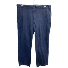 Dickies 874 ワークパンツ W42 ディッキーズ オリジナルフィット ビッグサイズ ネイビー 古着卸 アメリカ仕入 2409-103