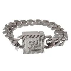 FENDI フェンディ ブレスレット シャドー ブレスレット シルバー メタル シルバー系 S【中古】のサムネイル