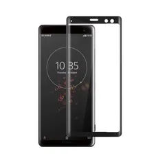 Xperia XZ3 SO-01L 801SO SOV39 枠黒色 全面保護 3D曲面カバー 強化ガラス 液晶保護フィルム 2.5D K536