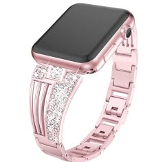 アップルウォッチ、互換性のあるスマートウォッチ用クリスタルダイヤモンドストラップ,高級ブレスレット,49mm,42mmおよび38,40,44mm,シリーズ8,7,6 SE,5,4,3,iwatch,41mm,45mm