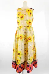 【新品タグ付】Chesty｜ヒマワリワンピース