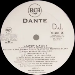 米12” Dante Lawdy, Lawdy RDAB604711 RCA /00250のサムネイル