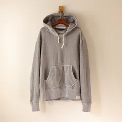 ポロ ラルフローレン 後付け パーカー 前V 霜降りグレー S  大きめ （w-1520216）