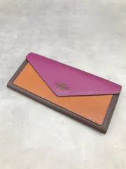 COACH コーチ ソフトウォレット カラーブロック 財布 長財布