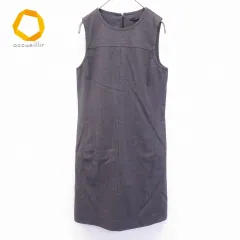 Theory セオリー ワンピース ジャンパースカート グレー系 842054k★