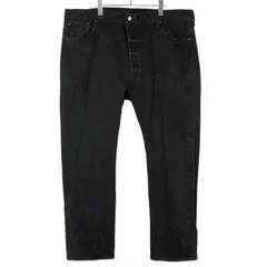 Levi'sリーバイス501ウォッシュドデニムパンツブラックデニム黒ボタンフライ赤タブRのみタブWATER<Lessヴィンテージvintage40314