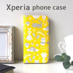 ラッキーづくし手帳型Xperiaケース