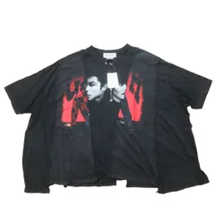 ディスカバード DISCOVERED 24SS Wide Band Tee 再構築 マイケルジャクソン プリント Tシャツ カットソー バンドT ワイドシルエット ミッドウエスト取扱い 黒 ブラック F 1114 のサムネイル