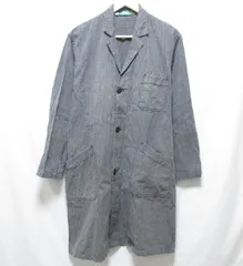 【格安‼️】〜1930’s ブラックシャンブレー ショップコート 【美品】 1930〜1940's “ French Black Chambray （ブラックシャンブレー