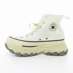 コンバース CONVERSE ALLSTAR TREKWAVE BS HI ハイカットスニーカー キャンバス 厚底 23cm 白 ホワイト 1SD973 /UO