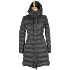 モンクレール MONCLER エルミンヌ ダウンコート HERMINE 防寒 ダブルジップ アウター ダウンコート ダークグレー レディース 【中古】のサムネイル