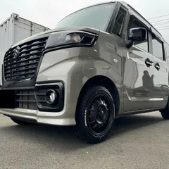 GWセール☆スペーシアギア 新車外し 純正 タイヤ ホイールセット 4本セット ①−1スズキ スペーシアギア 純正ホイールとタイヤセット 新車