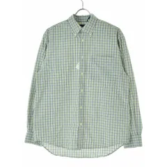 【GAP】90s チェック柄長袖シャツ