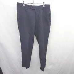 ◇ ⊂ green label relaxing UNITED ARROWS 薄手 スラックスパンツ サイズ84 ネイビー メンズ E  【1505290027250】