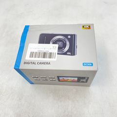 【開封済・未使用品】Bofypoo 4K デジタルカメラ 32GBMicro SDカード付属 ストラップ付き ホワイト
