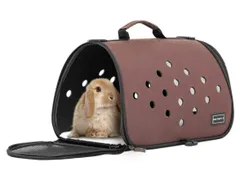 ペットキャリーバッグ うさぎ モルモット フェレット 猫用 小型犬 マット付きのサムネイル