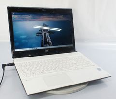 15.6インチ NEC LaVie /PC-NS350HAW-Y/Core i3 7100U/2.4GHz/メモリ8GB/SSD128GB/Windows10 ノート PC フルHD パソコン