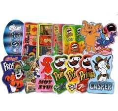 USA直輸入品　アメリカンキャラクターステッカー15枚セット【送料無料】