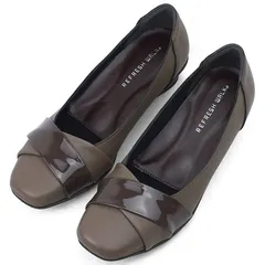 REFRESH WALK リフレッシュウォーク パンプス オーク クロスベルト エナメル コンフォート 4E 幅広設計 超軽量 ウエッジソール 外反母趾 高屈曲 防滑 フォーマル オフィス 痛くない おしゃれ 歩きやすい