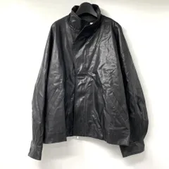 【中古】stein 20AW OVER SLEEVE FAKE LEATHER JACKET サイズM ST180-3 ブラック レザージャケット シュタイン[17]のサムネイル