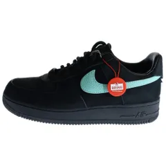 NIKE (ナイキ) ×TIFFANY&CO AIR FORCE 1 LOW 1837 BLACK ティファニー エアフォース ローカットスニーカー ブラック US8.5/26.5cm DZ1382-001