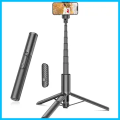 【新着商品】ロング セルカ棒 遠隔リモコン付き 三脚 三脚 150cm以上 長い コンパクト じどり棒 軽量 スマホスタンド スマホ 安定 [170cm収納一体式] 三脚/一脚 自撮り棒 iPhone＆Androidに対応 Gahenwo