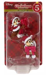 ディズニー　チップとデール クリスマス飾り　オーナメント　フィギュア　陶器　置物 チップとデール チップ&デール デール クリスマスオーナメント