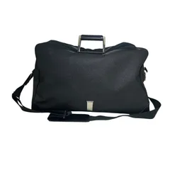 Dunhill ダンヒル 2WAY ボストンバッグ ショルダーバッグ ブラック×ダークブラウン系 メンズ 大型