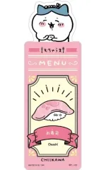 【中古】ブックカバー・栞 ハチワレ(メニュー/ピンク) 「ブックマークコレクション ちいかわ なんか小さくてかわいいやつ Vol.3」