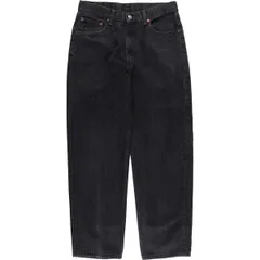 古着 リーバイス Levi's 550 ブラックデニム テーパードデニムパンツ メンズw34相当/eaa522210