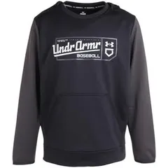 アンダーアーマー(UNDER ARMOUR) 野球 長袖ウインドブレーカー UAベースボール グラフィック フーディー メンズ 1387272 XLサイズ ブラック