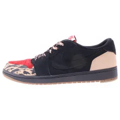 NIKE (ナイキ) ×Sole Fly AIR JORDAN 1 LOW ソールフライ エアジョーダン 1 ローカットスニーカー US/11/29cm ブラック