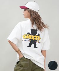【ムラスポ公式】新品 GRIZZLY グリズリー 半袖 Tシャツ レディース バックプリント オーバーサイズ G25SS1436