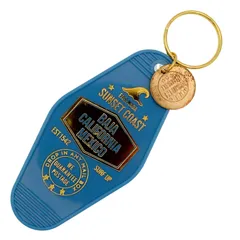 【USA】復刻 ビンテージ ホテル モーテル キーホルダー レトロ モーテル 雑貨 アメリカ 西海岸 かっこいい おしゃれ 雑貨 アメリカン雑貨 アメリカン カリフォルニア : USMO-042BL